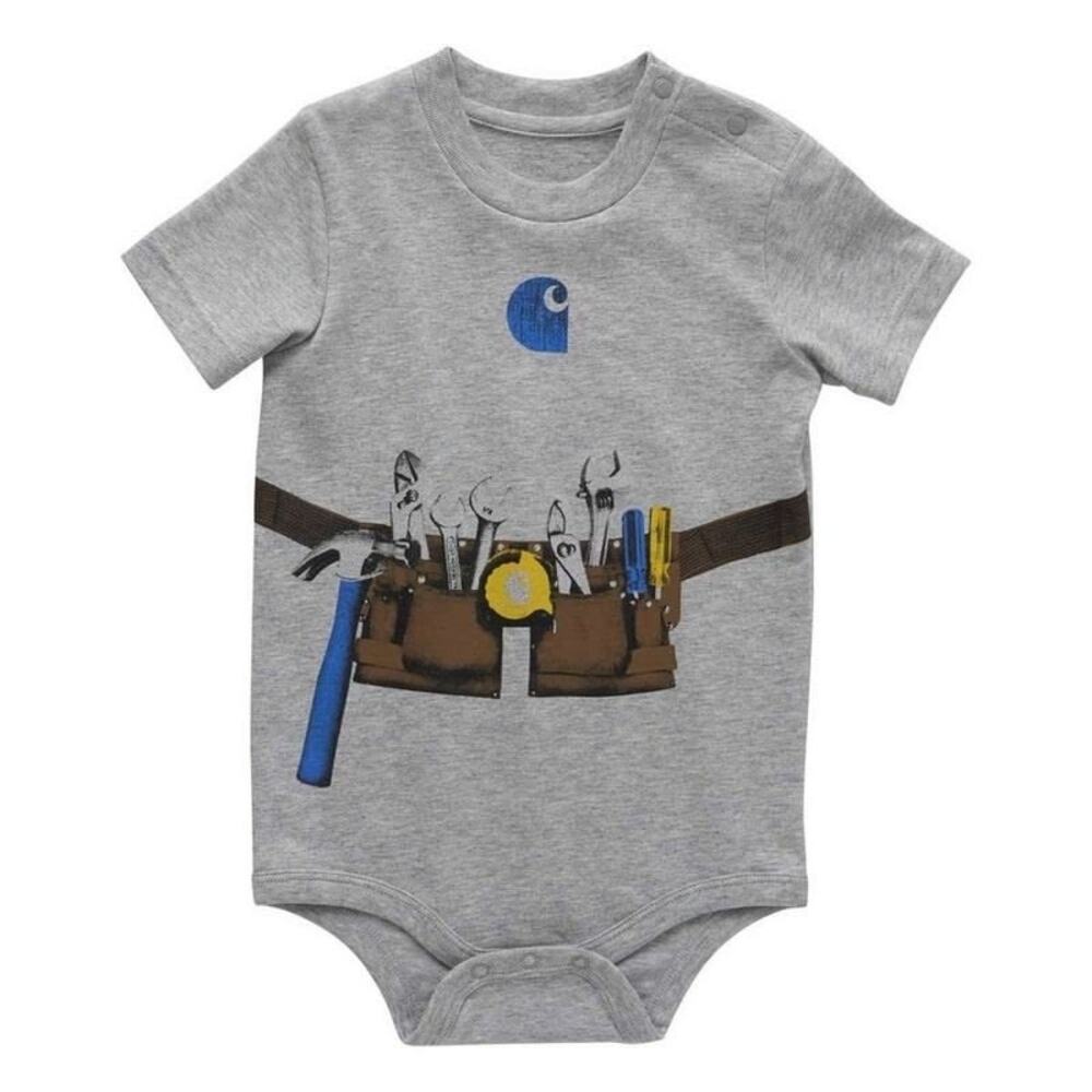 Carhartt Baby Boy's Toolbelt Graphic Short Sleeve Onesie